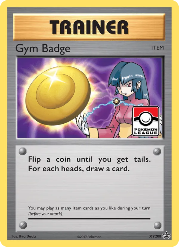 Carte Gym Badge — XY Black Star Promos