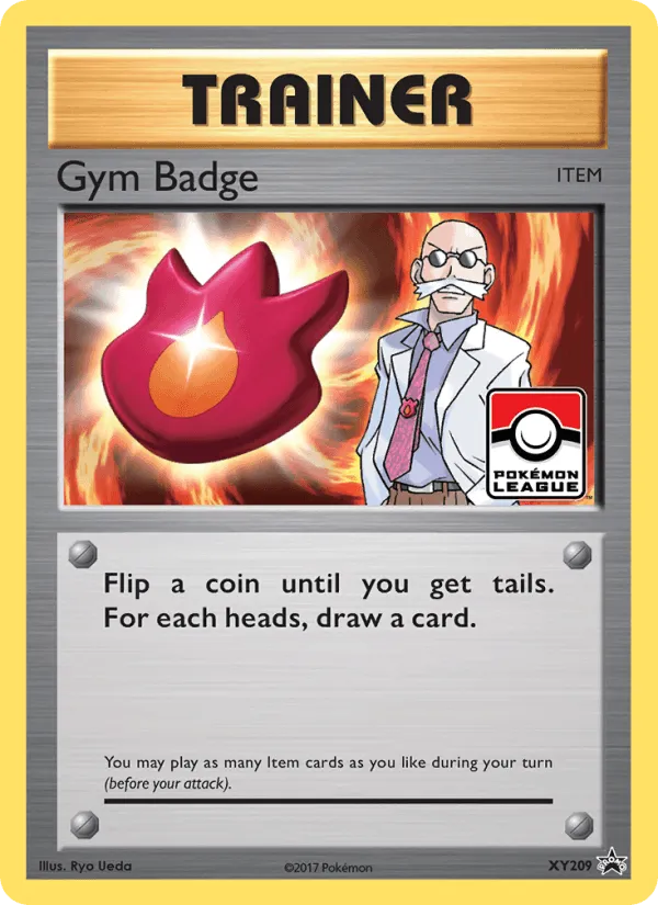 Carte Gym Badge — XY Black Star Promos