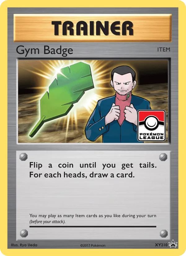 Carte Gym Badge — XY Black Star Promos