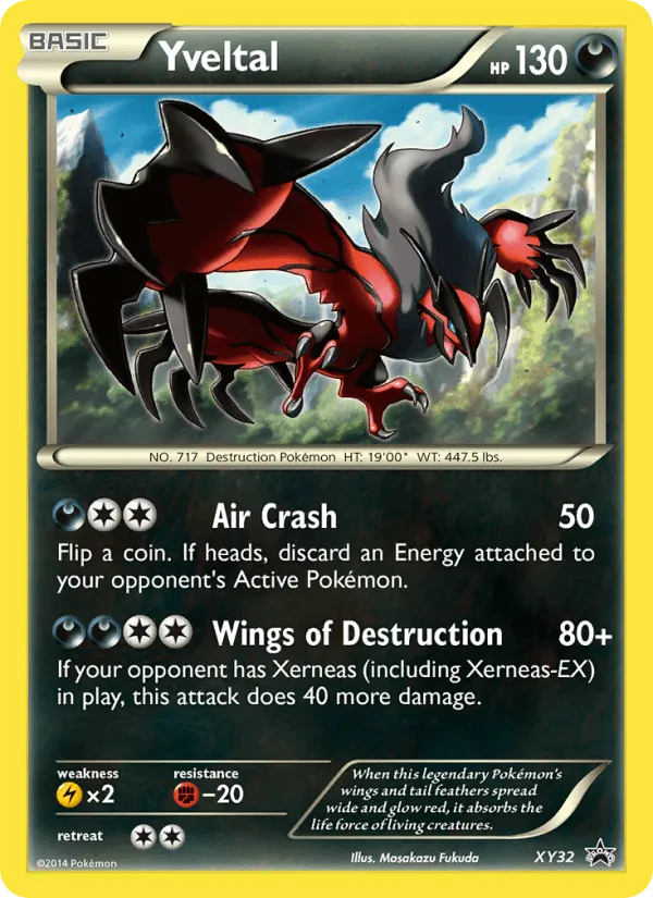 Carte Yveltal — XY Black Star Promos
