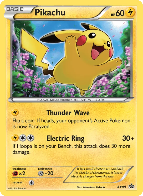 Carte Pikachu — XY Black Star Promos