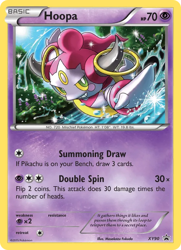 Carte Hoopa — XY Black Star Promos