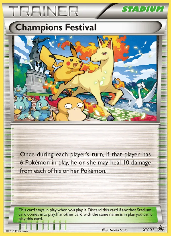 Carte Festival des Champions — XY Black Star Promos