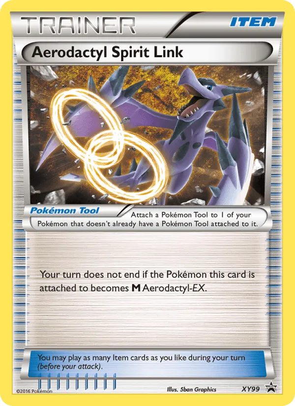 Carte Aerodactyl Spirit Link — XY Black Star Promos